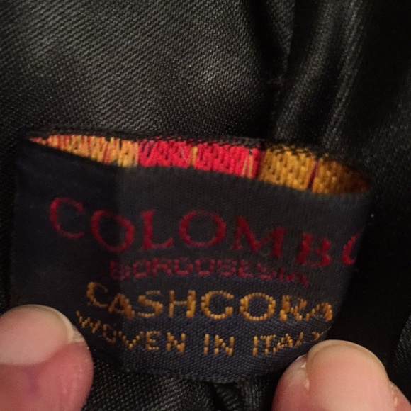 Cashmere Swing Coat with Fur Trim - Picture 5 of 6