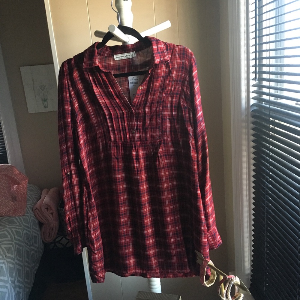 Abercrombie and Fitch Plaid tunic dress!