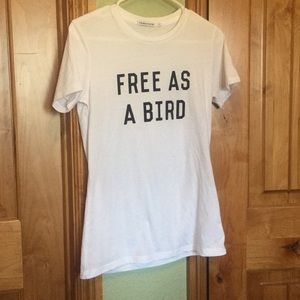 free as a bird graphic tee