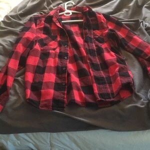 Plaid button up