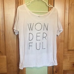 wonderful graphic tee