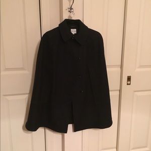 Reiss wool cape