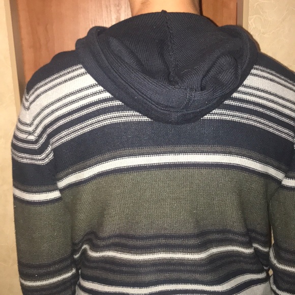 Striped hooded sweater - Picture 4 of 4
