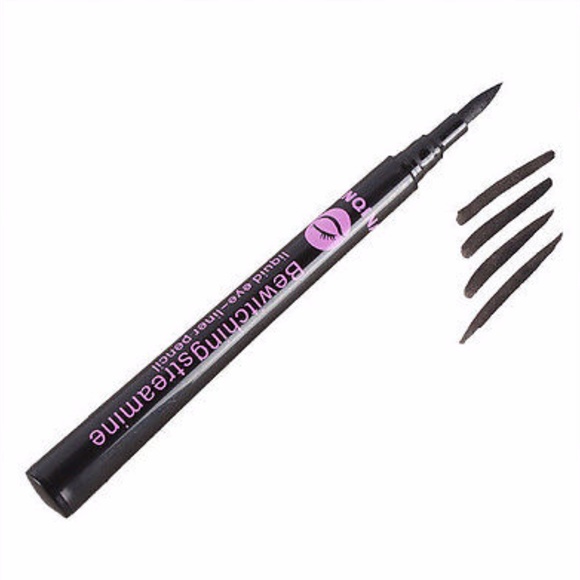 Black Waterproof Eyeliner Hot Liquid Eye Liner - Picture 2 of 4