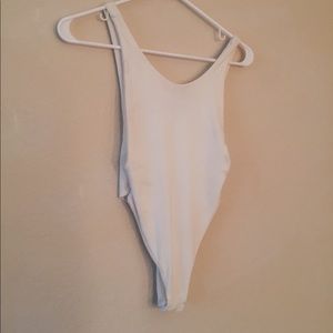 White American apparel bodysuit