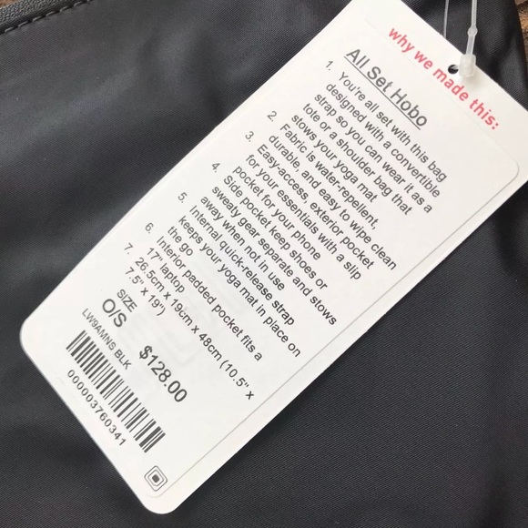 Lululemon All Set Hobo Bag - Picture 2 of 6