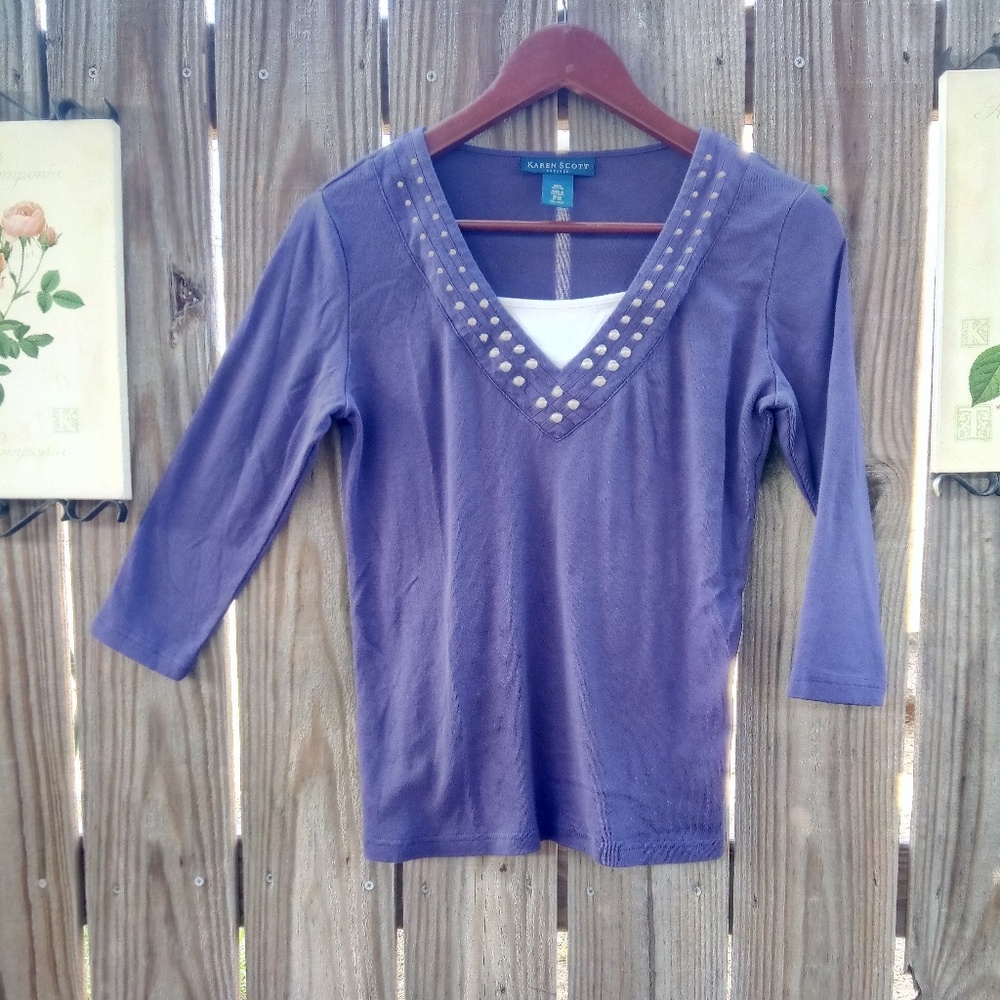 Karen scott blouse