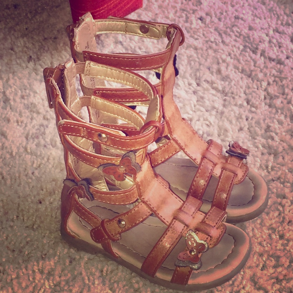 Baby Girl Gladiator Sandals!