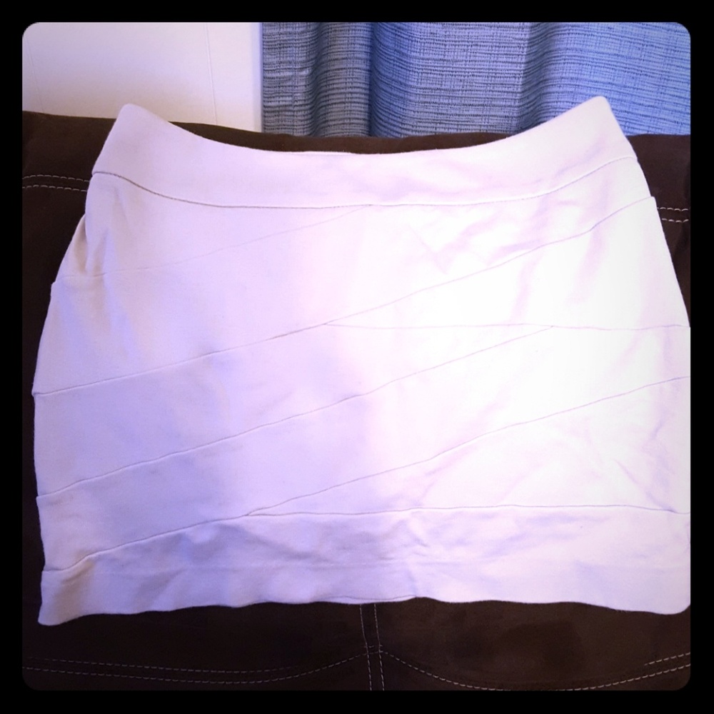 Express 00 slim fit skirt short tan