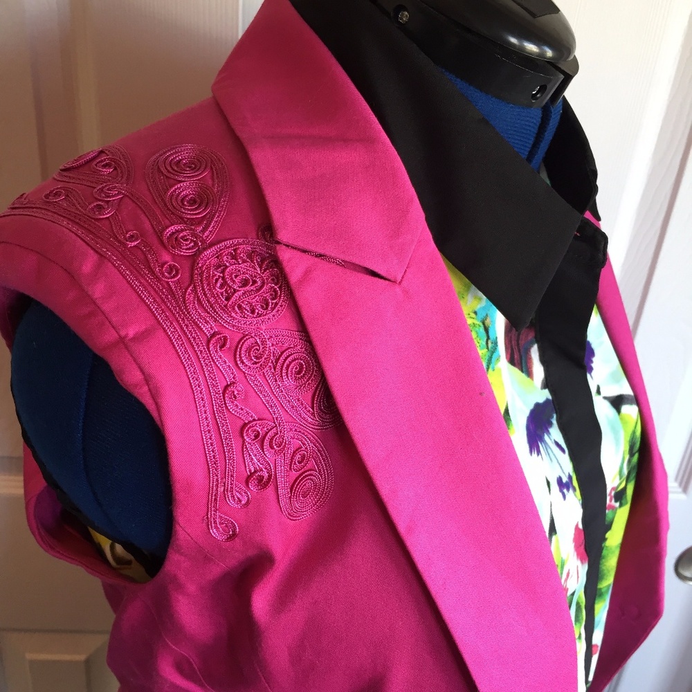 Matthew Williamson for H&M pink vest 36-4