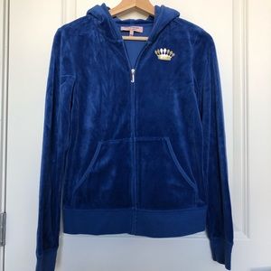 Juicy Couture gem blue hoodie Size L