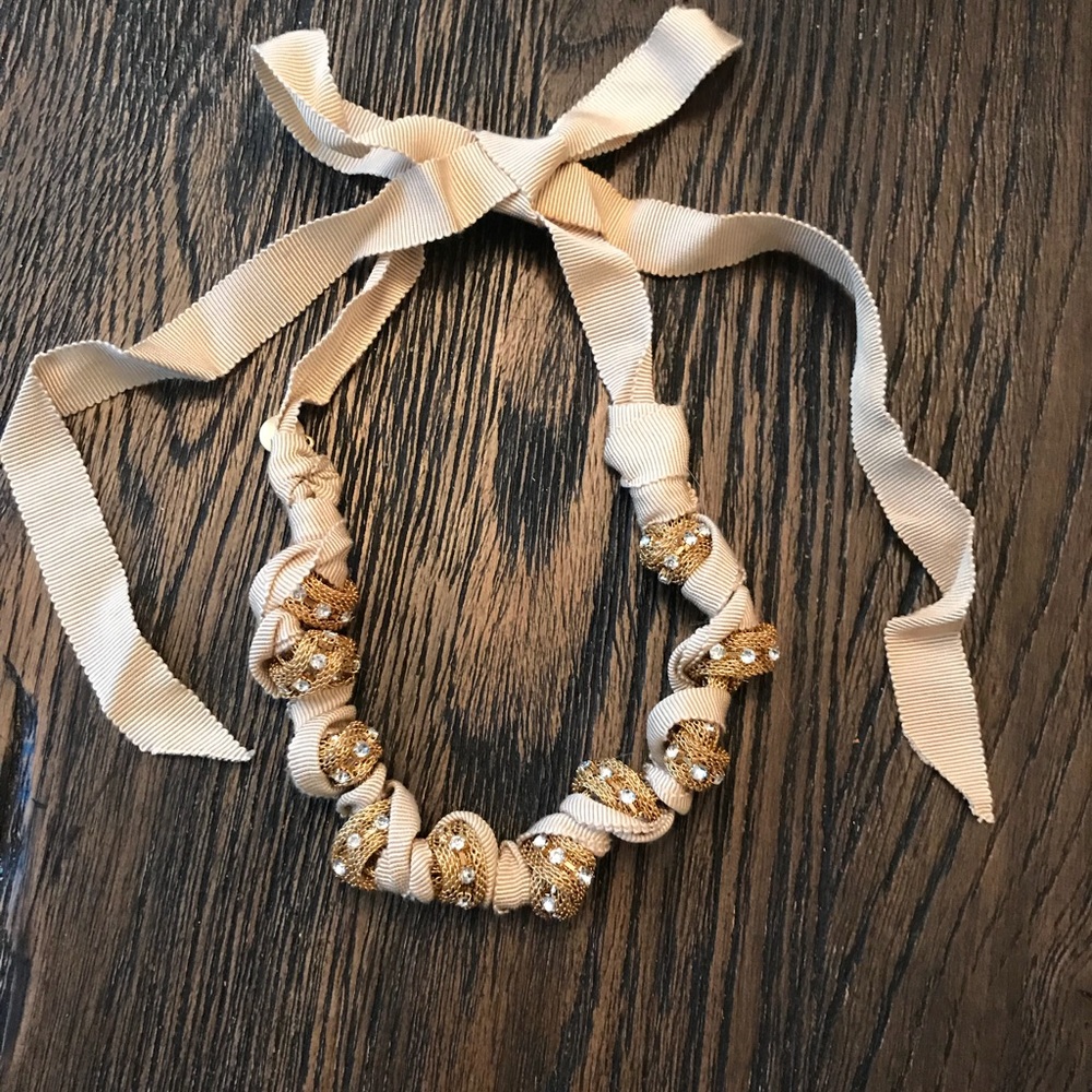 J. Crew ribbon accent necklace 🎀