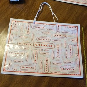 Coach gift bags.