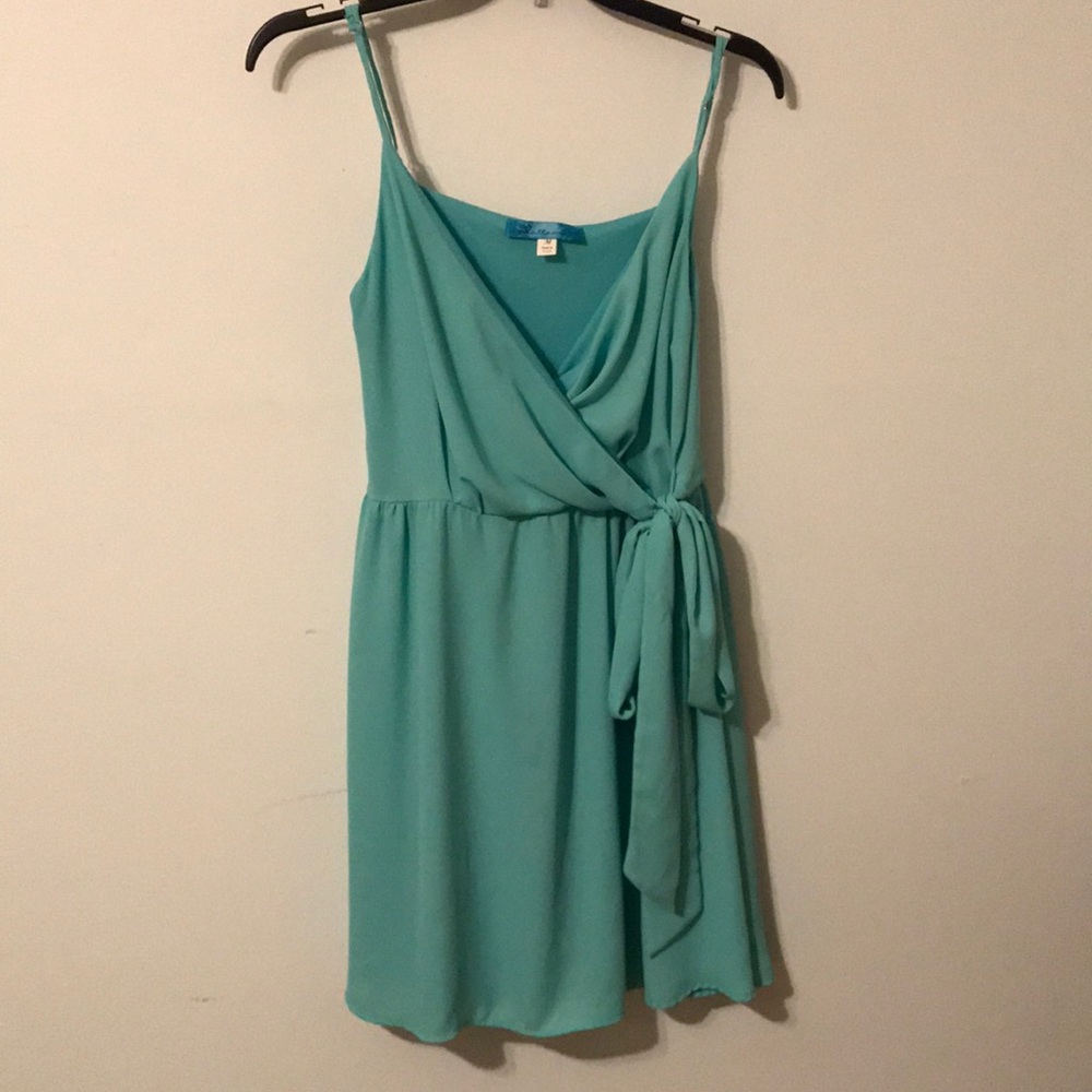 Teal dress