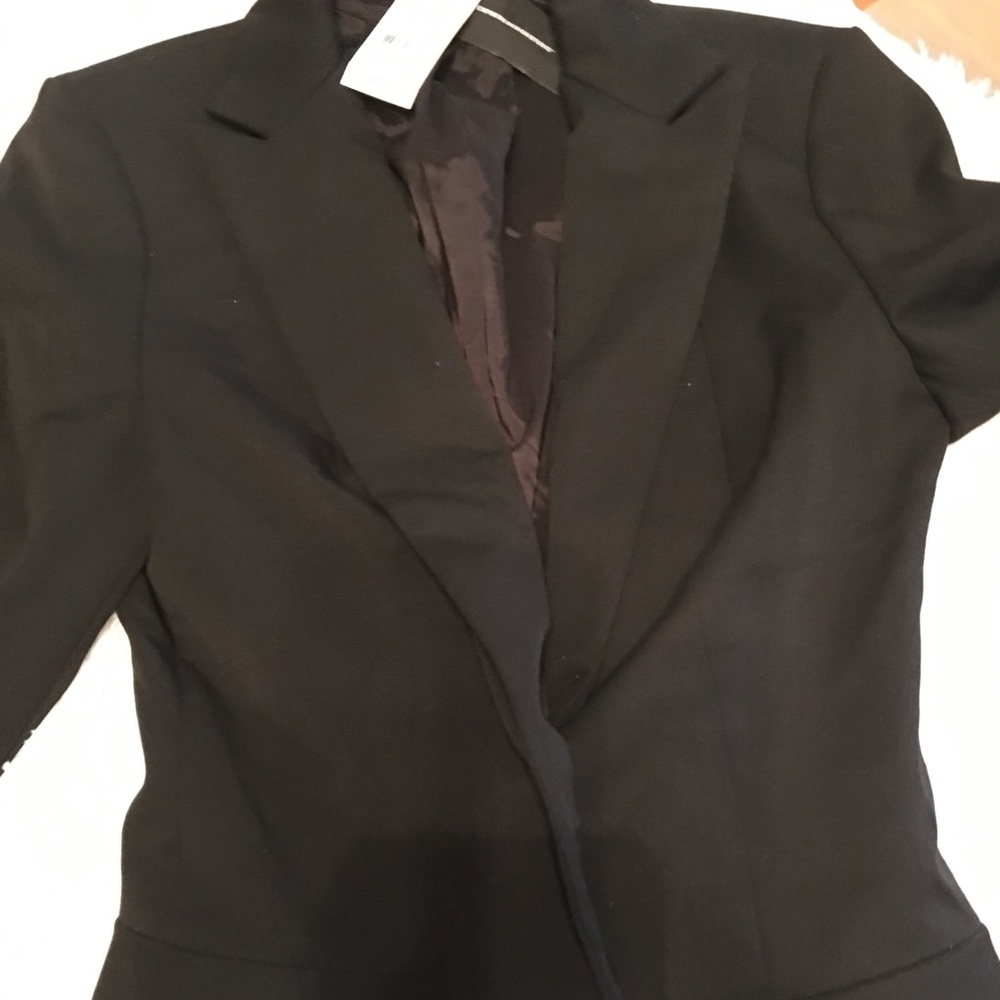 Express jacket fitted waist with flare