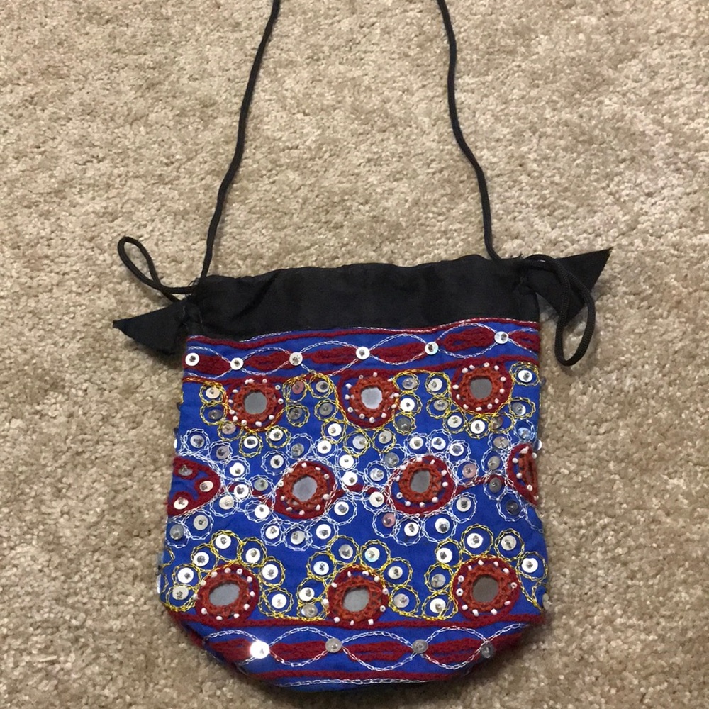 Embroidered purse