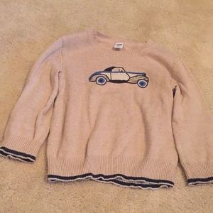 Janie and Jack 2T Car Sweater Runs Big