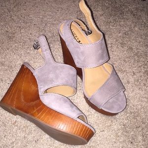 NWOT Lucky Brand wedge sandals