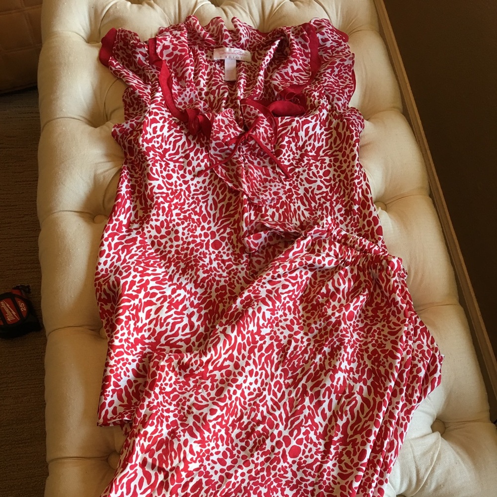 Oscar de la Renta Pink Label Pajama Set