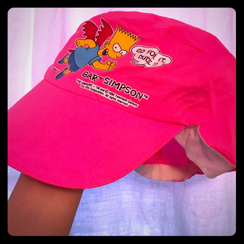 Vintage Simpson neon cap