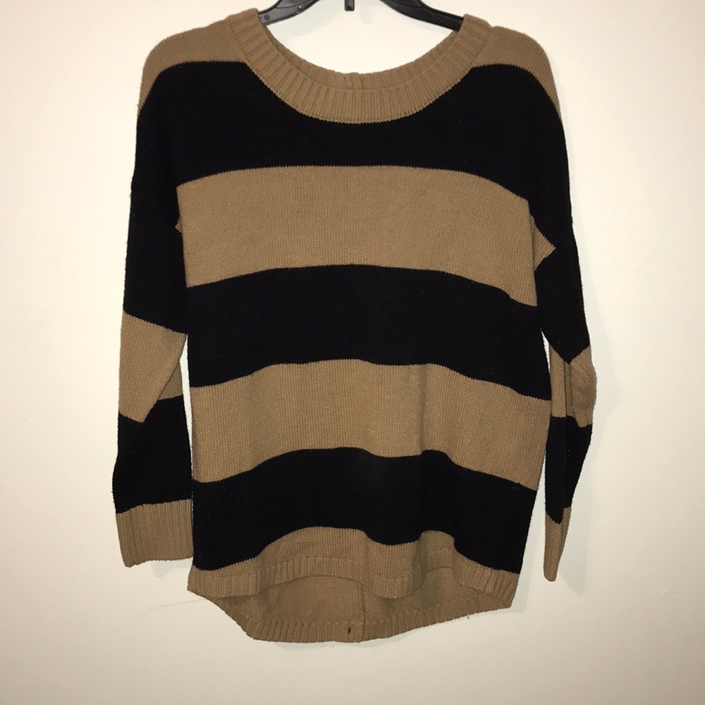 Sweater (Black and tan striped)