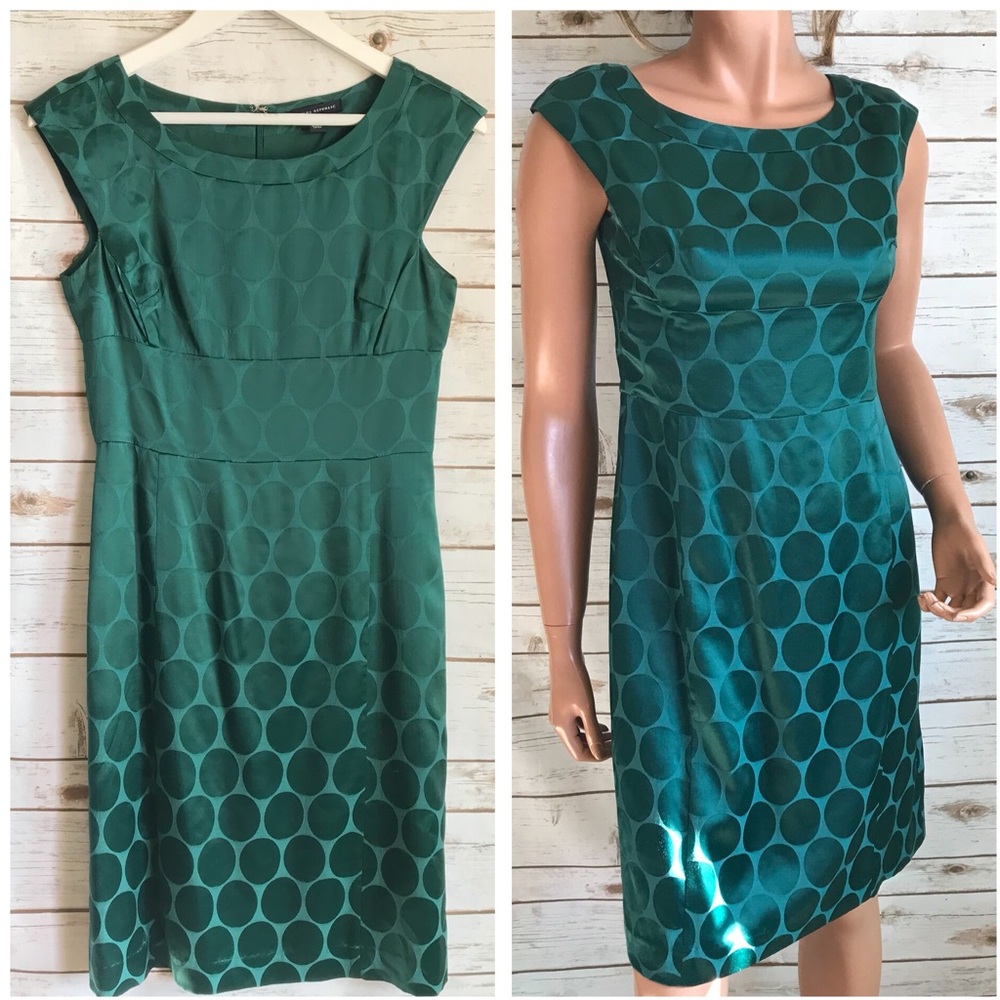 Banana Republic Sheath Dress Green