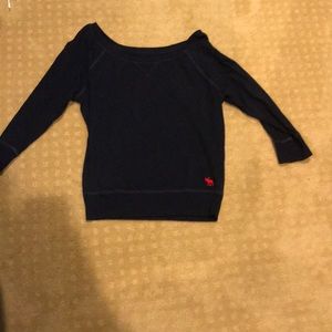 Abercrombie off the shoulder lightweight sweater