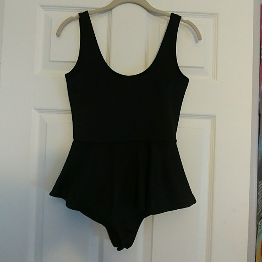 NWOT Forever 21 Peplum Bodysuit