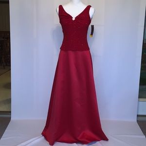 Patra Red Evening Gown NWT