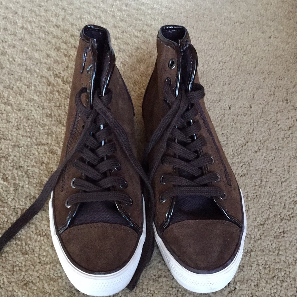 Philip Simon High tops Brown suede 7 Like new