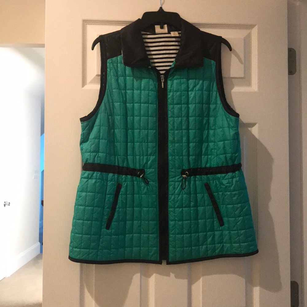Chico’s Zenergy Vest, Size 2, Color: Green