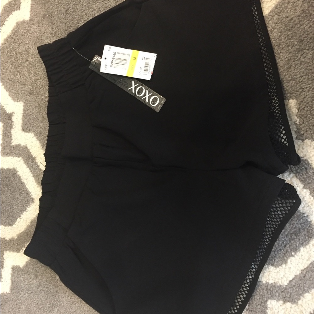 Brand New! XOXO Black shorts.