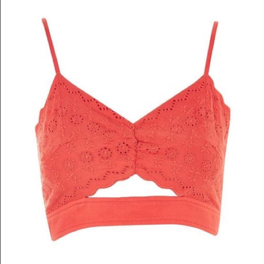 Broderie Cutout Bralette