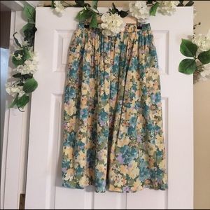 🎉Sale🎉 Floral midi skirt