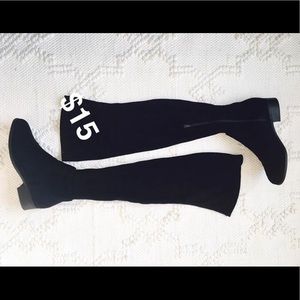 Thigh high boots in new condition. Hardly worn.