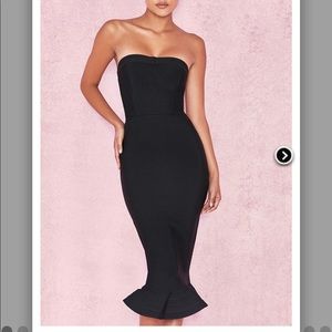 House of CB black dress