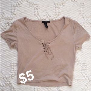 Crop top, salmon color