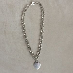 Tiffany & Co Heart Tag Necklace