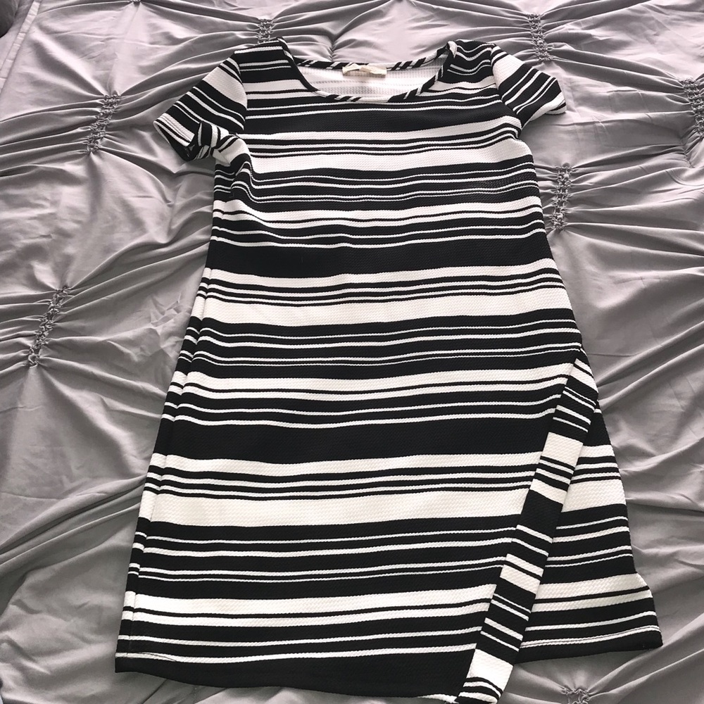 Black and white dress