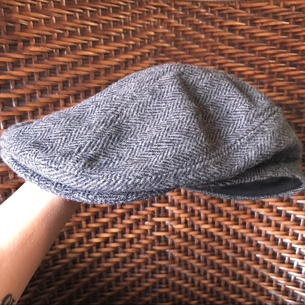 Gray Wool Flat cap S/M