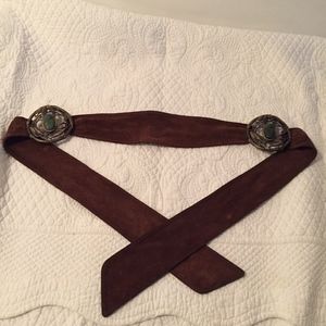 Valentinto Garavani  Suede Belt With Scarab Detail