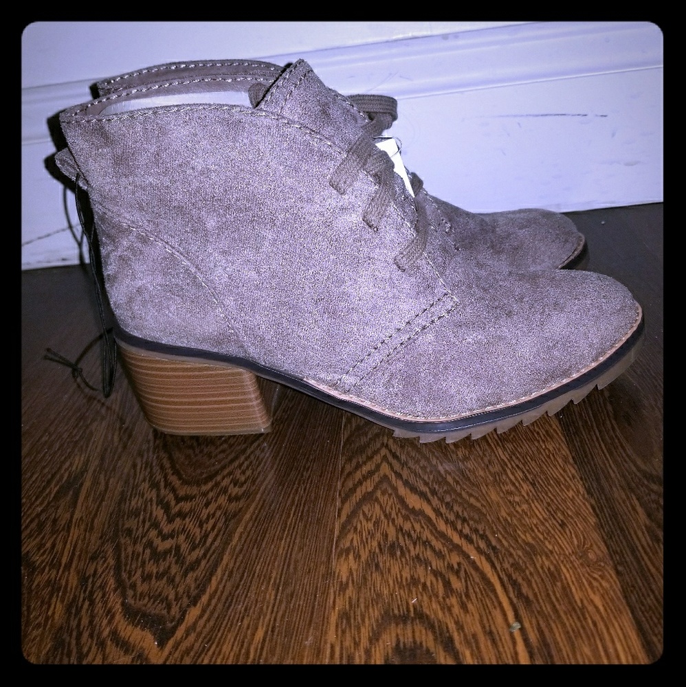 Suede Booties