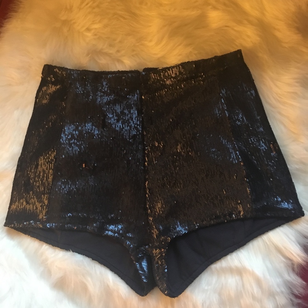 Urban Outfitters high-waisted sparkles shorts