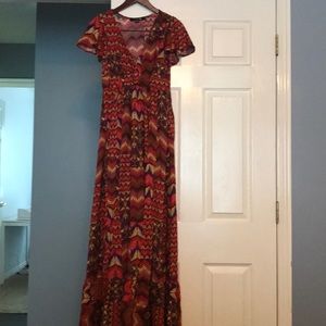 Bold and bright Forever 21 Maxi dress size S/P