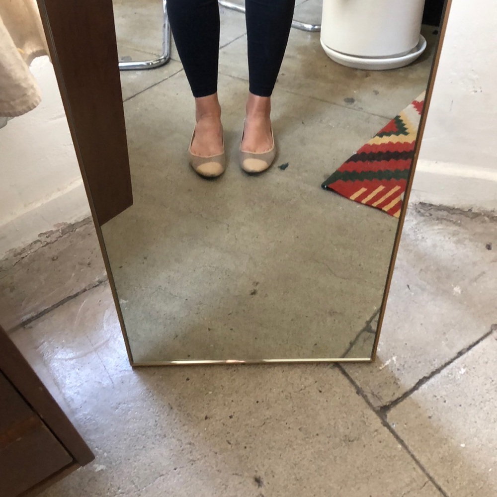 MK Michael kors netted ballet flats in nude