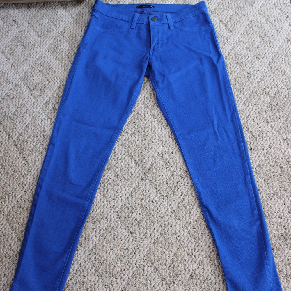 Bright Blue Skinny Jeans