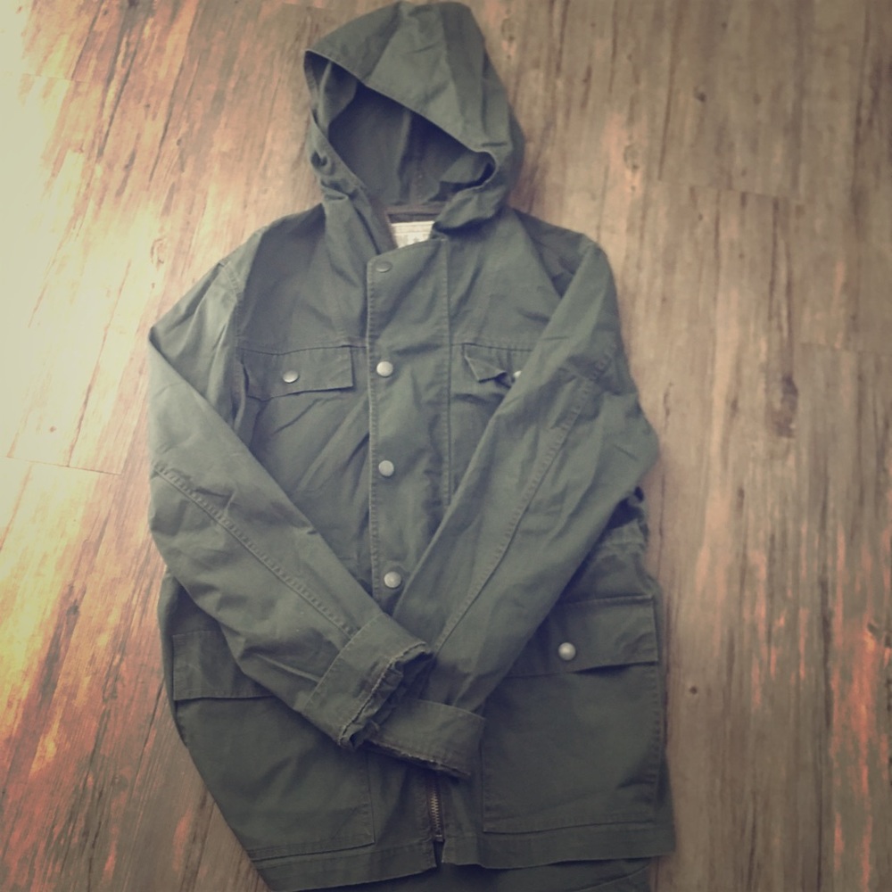 Heavy Duty Anorak green jacket for Men