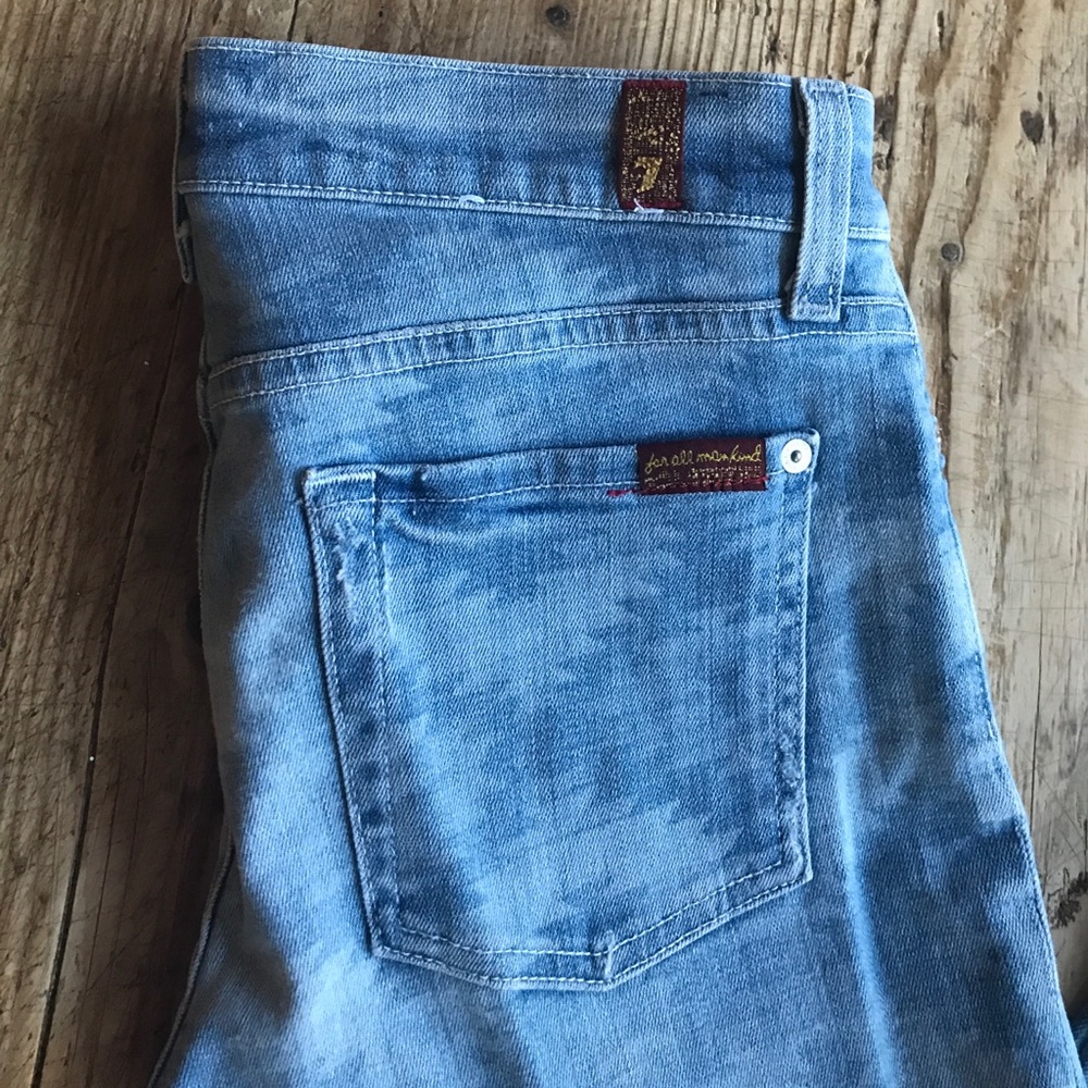 7 for all Mankind The Skinny Aztec print jeans 29 - Picture 2 of 7