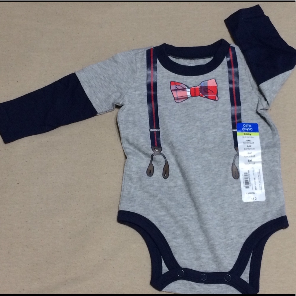 NWT bow tie graphic bodysuits
