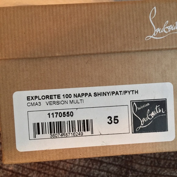 Christian Louboutin Explotek Razor Edge Pumps - Picture 4 of 8